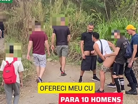 LEVEI 2 AMIGOS HÉTEROS PARA FODER MEU CU EM PÚBLICO, ONDE HOMENS COSTUMAM FAZER CAMINHADA. ENQUANTO CADA UM SE RESERVA PARA COMER MEU CU, UMA PLATEIA DE HOMENS OBSERVA E SE MASTURBAL. asian jubilant sex videos.