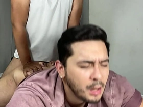 While His Wife Was Sleeping... My procreator used me less the room as his personal whore - Gay sex taboo, no condom and cum inside the ass gay sex one of a pair asian videos