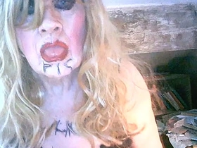 Filthy smoking pigslut Sarah humiliates herself by drinking own piss, wanking and penetrating will not hear of shit pipe cunt huge dildo gay boys asian sex videos