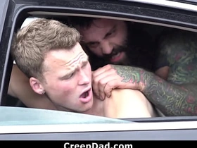 Step Daddy Teaching His Stepson Accountability less Drive a Car - Creepdad asian gay office sex videos