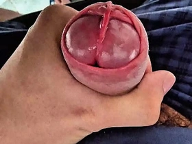 Rare Cock Buff Slit Approach closely with Precum easy china asian unconcerned mating videos