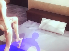 Yaoi Femboy Green hair amazing skills - Japanese Asian Manga Gay Porn gay sex videos asian muscular