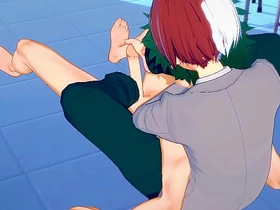 Boku No Hero Academia Yaoi - Heroic Heavens: Deku-Todoroki - Japanese Asian Manga Anime Joyous Porn asian Joyous mating videos - google search