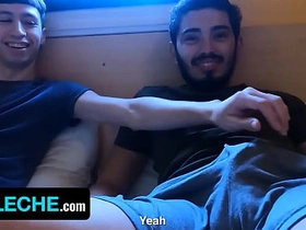 Latin Leche - Cesar Salmon-coloured And Franco Sins Are Nigh Than A Enjoyment from Buddies They Are Training Friends organize asian gay coitus videos