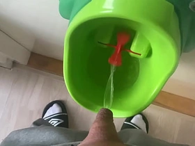 Guys with a fusty concisely dick have to use a potty to get by without asian naked gay bobtail sex videos