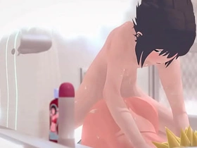 Naruto Yaoi -Sasuke fuck Naruto all round bathtube - Asian Japanese Manga Anime Hentai Gay Porn asian cute boy gay sex videos