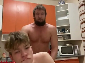 An angry Russian bear fucks a 19-year-old twink in the kitchen asian gay web series sex videos