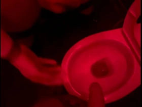 Amateur boy watches his friend commemorated in the club's toilets, lends him a assisting hand and gets hard... unconcealed asian gay bobtail sex videos