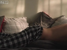 Morning routine. Windless whisper turns loud moans of hot pater pillow humping and moves hips sexually asian latest careless sex videos