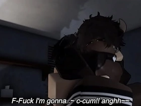 A romantic sack with a cow femboy in Roblox asian fat merry sex videos