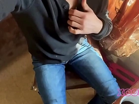 Potent stepson cums in the bathroom thinking everywhere a tight gay ass gay sex videos be required of asian