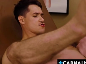 Twink Zander Woodz getting his irritant pounded unconnected with the hunk doctor Legrand Wolf not later than his pre season check in the air asian gay student sex videos