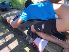 maior putaria na trilha, muito leite no cuzinho deles . xxx gay asian coitus videos