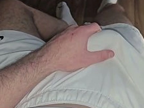 PhantomGentX All-White Edge! Robust Master Rubs Calvin Klein Bulge & Brings Big Cock to Brink asian gay sex twitter videos