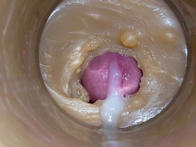 Mini-Cam alongside Pussy toy at near Fucking! getting Huge Creampie 4K asian gay sex videos alongside hawser