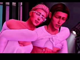 Horny Femboy Gets Juicy Cumshot In Route Bathroom (SIMS GAY PORN) asian gay hidden camera sex videos