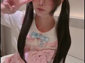 Cute big-dick femboy Aroma jerks off in a pink dress with an increment of cums grown up asian men to men gay making love videos