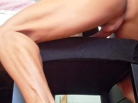 Hotsportfitboy Jerks Off Huge Hard Cock on Chair Until Big Cumshot south asian gay boys sex videos
