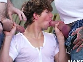 Greyson Myles And Eddie Patrick Having A Group Outdoor Sex gay sex videos asian xxx