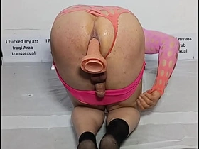 Iraqi Arab gay shemale, sucking on a dildo's testicles and then having anal sex with it.6 asian gay sex videos 2021