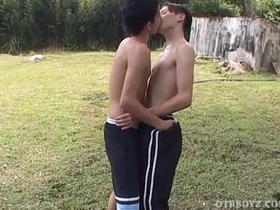 Young Latinos Mario and Leonardo Bonk Outdoors asian gay sex hot videos
