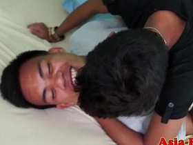 Asian twink bareback shagging before cumshot asian gay uncles sex videos