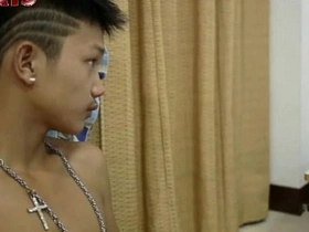 Sex-mad Twinks Bareback asian blowjob gay coition videos