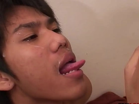 Cocksucking Asian twinks shot at bareback duo before pissing asian gay boys sex videos in hd