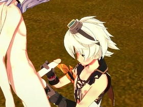 Genshin Impact Yaoi- Bennett Handjob and fucked by Razor - Japanese asian manga anime fun porn gay asian blued gay sex videos