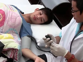 Asian twink gets examined and breeded from behind away from doctor asian gay crossdresser sex videos