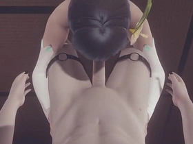 Genshin Impact Yaoi - Venti Arcont Blowjob with POV (uncensored) - Japanese asian manga anime game porn gay sissy gay sex videos asian popular