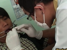 Examined Asian twink breeded in missionary by his doctor wild asian joyous sex videos