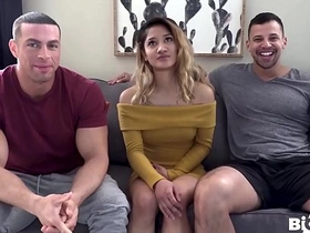 100lb Asian gets wrecked by two flock builders new gay sex videos asian