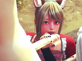 Yaoi Femboy - Threesome Femboys Hard Sex - Sissy crossdress Japanese Asian Manga Anime Game Porn Gay aged men gay sex videos asian