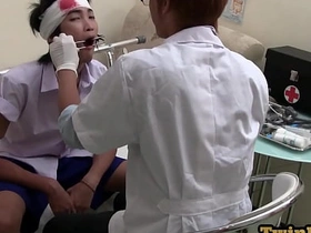 Asian twink fucked in ass and seduced hard by doctor in designation asian gay underclothing sex videos