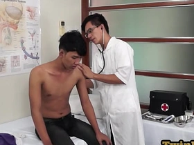 Skinny Asian enjoys anal playing from his geeky doctor north asian cheerful sexual connection videos