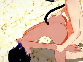 Yaoi - Catboy x Foxboy bareback twice - Sissy crossdress Japanese Asian Manga Anime Film  Game Porn Gay asian gay sex hd videos