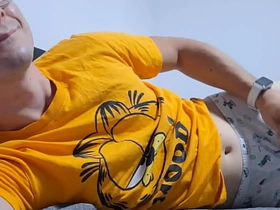 Horny College Small fry Jerking off in Bed while waiting for StepDaddy asian gay sex videos most viewed